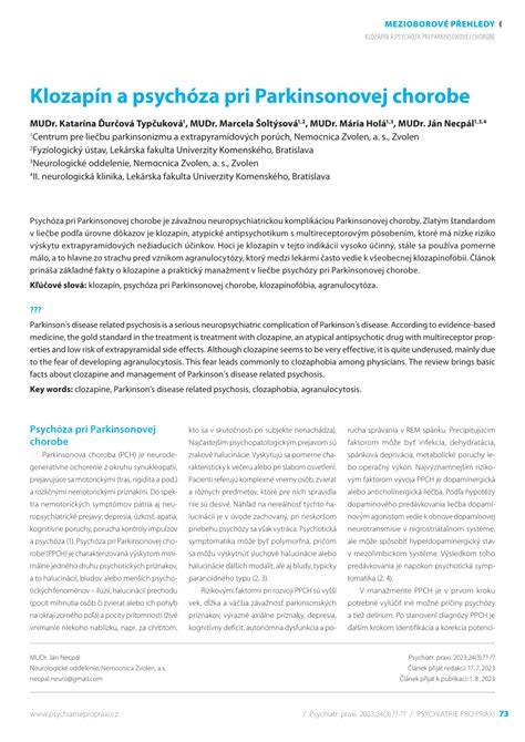 Fyzioterapia rovnováhy pri Parkinsonovej chorobe