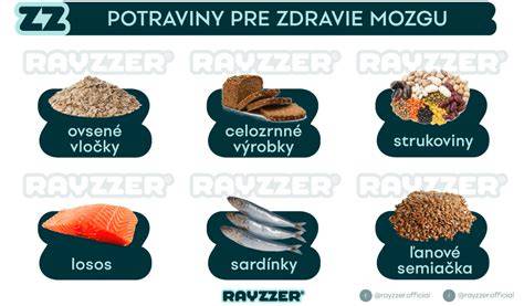 Potraviny bohaté na vitamíny pre mozog
