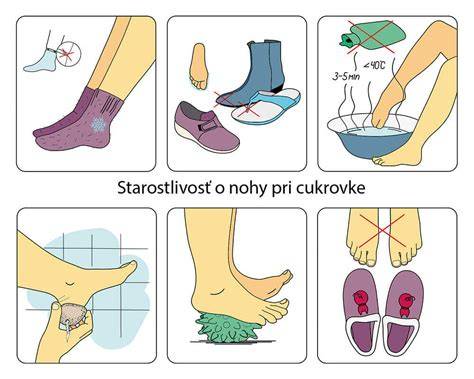 Kontrola chodidiel pri diabetickej neuropatii