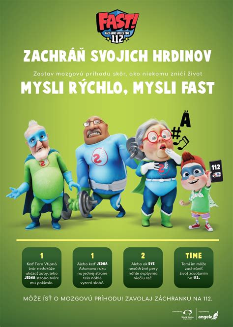 Príznaky mozgovej príhody FAST