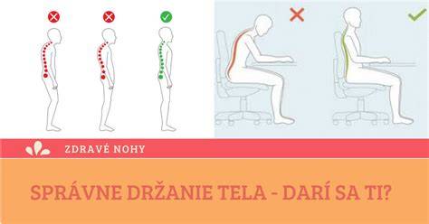 správne držanie tela pri práci