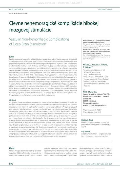 Schéma systému hlbokej mozgovej stimulácie